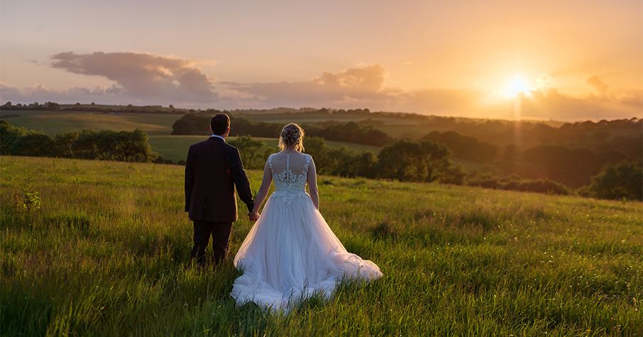 wedding sunset