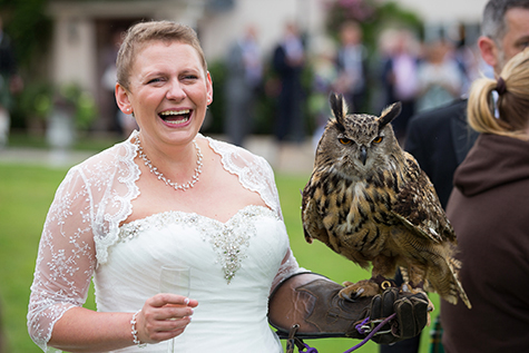 birds of prey wedding