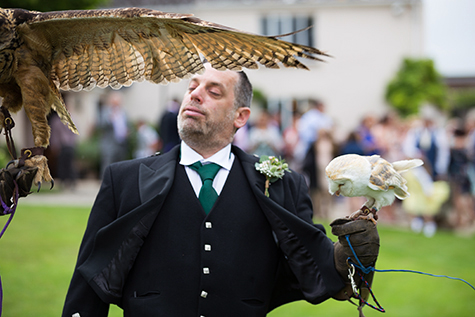 birds of prey wedding