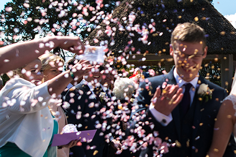 Pinhoe church confetti