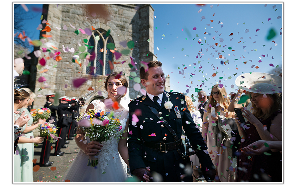 Wedding at Drewsteignton Church