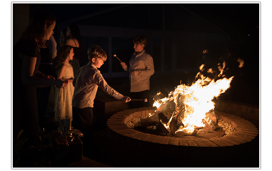 Quantock Lakes fire pit